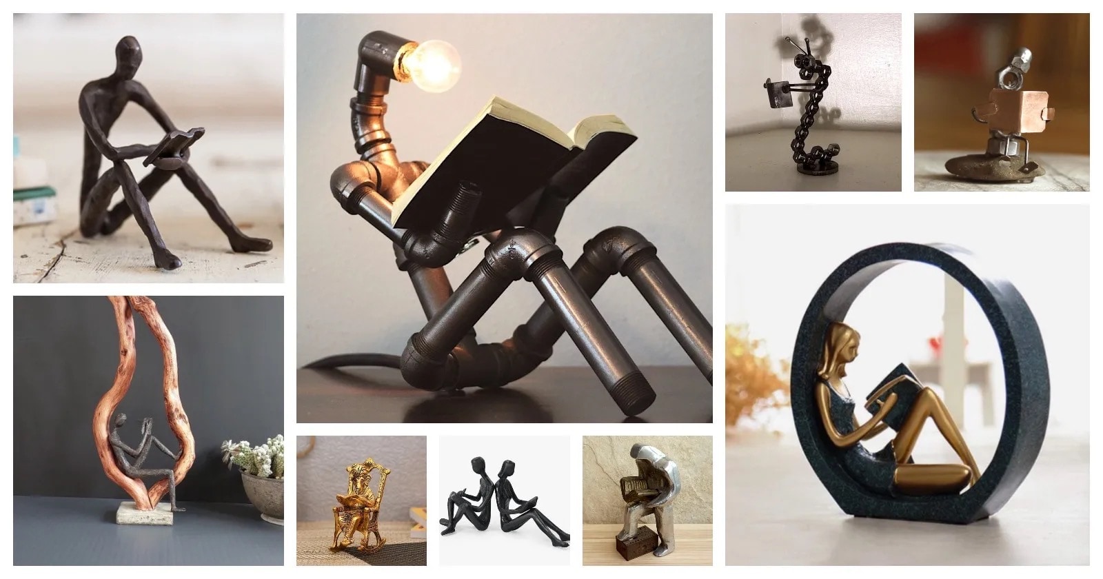 12 best metal accessories and home decor for book lovers