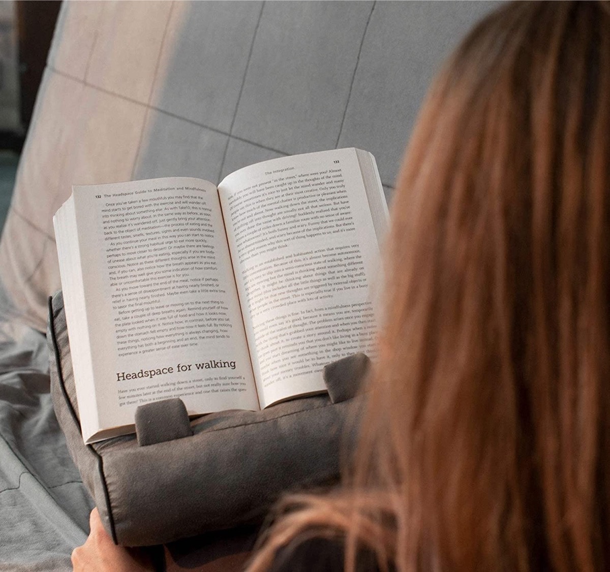 Book Couch stand for all forms of books - hands-free reading