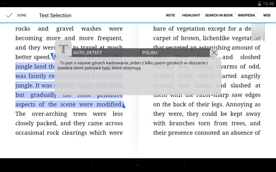 Inapp Translator - pop-up window with translation